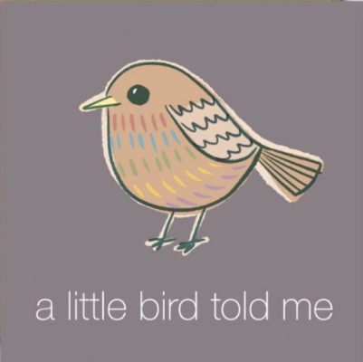 A little bird told me - Irish Made Card  